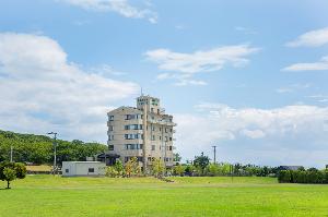 筑後広域公園から見た公園の宿外観
