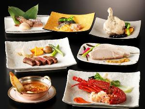 【鉄板焼迎賓館】2020年春のご夕食イメージ（プリフィックス）