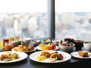 朝食盛付　イメージ