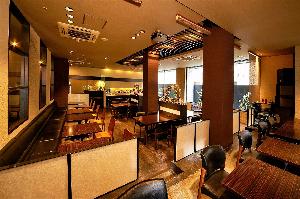 ◇レストラン◇朝食会場<BR>手づくり料理と炭火焼の店「あんざ」　朝食バイキング　人気のランチ　夜はおいしいお酒とお料理で