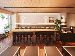 カフェテラス　1階<BR>朝食(7:00-9:30 9：00ラストオーダー)、昼食(11：30-14：30 14:00ラストオーダー/平日のみ)