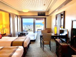 お部屋は全てオーシャンビュー<BR>数字以上の体感広さ。59平米の開放感。