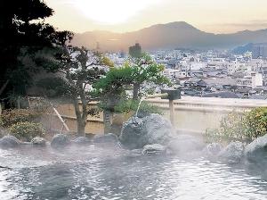 源泉100％かけ流し展望露天風呂