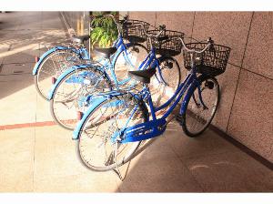 レンタサイクル3台ご準備。3時間まで無料！