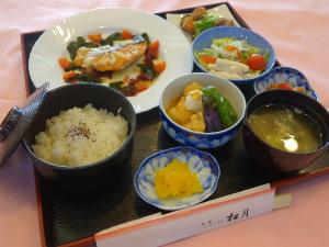 ◆夕食／メインお魚の定食（プラン用）※写真はイメージです。