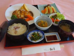 ◆夕食／メインお肉の定食（プラン用） ※写真はイメージです。
