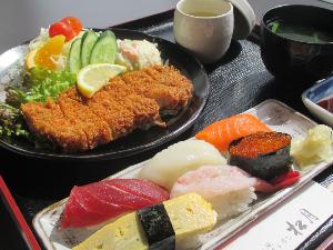 ◆ランチ・夕食／すしカツ★１,２００円（税別）