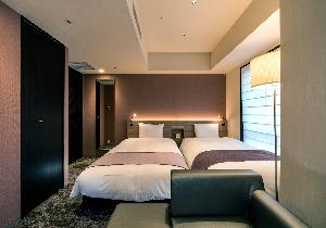 スタンダードツイン(23平米・ベッド幅110cm×2台)