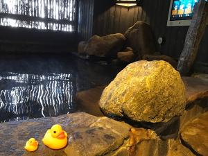 女子大浴場外気浴