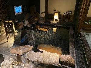 男子大浴場外気浴