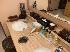 男子大浴場脱衣場