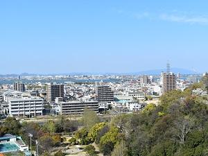北側客室からの景観
