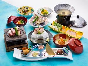 日本料理『藍彩』のお料理の一例です