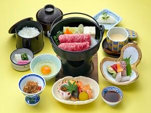 季節限定メニュー『阿波牛すき焼き御膳』