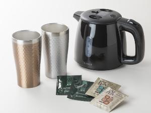 ＜客室設備＞※イメージ　電気ケトル・お茶セットをご用意しております。