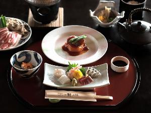 黒豚しゃぶしゃぶメインの薩摩会席