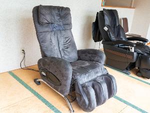 マッサージチェアでゆっくりと