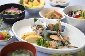 朝食バイキング例（和風）