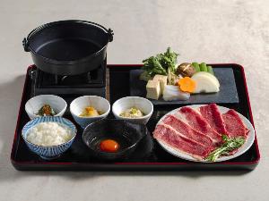 近江牛のすき焼き御膳