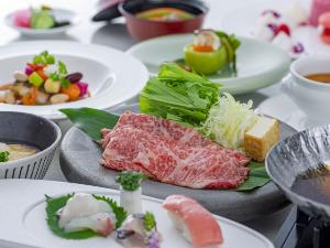 白菊流会席　豊後牛しゃぶしゃぶ　イメージ