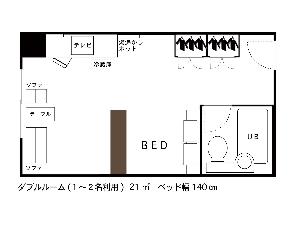 ＜間取り図＞ダブル