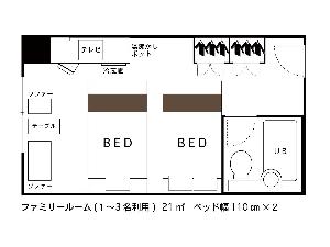 ＜間取り図＞ファミリーツイン