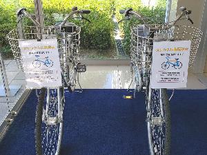 ≪無料レンタルサイクル≫周辺の散策や、お買い物の際にご利用ください♪