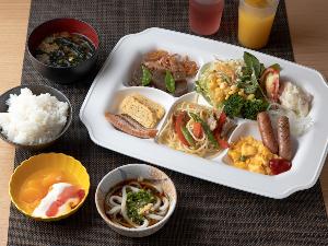 朝食バイキング一例