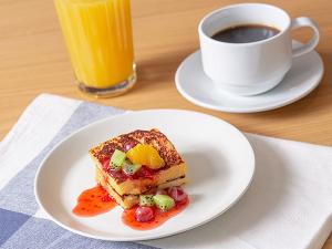 鉄板焼のフレンチトースト（朝食ハーフビュッフェ）