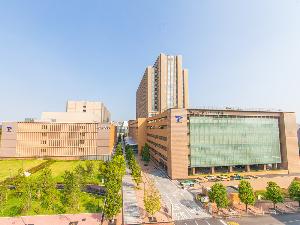 【観光】帝京大学・ホテルから電車と徒歩で約20分。「帝京大学」「帝京大学医学部附属病院」。