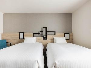 【客室】デラックスツインデラックスツインはエキストラベッドのご利用で3名さままでご利用いただけます。