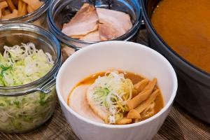 80種類の朝食ブッフェ