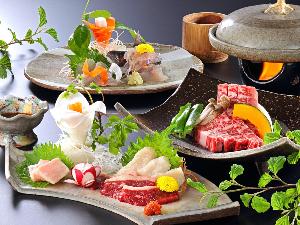 【山形屋のお料理一例】地元野菜を取り入れた創作和食膳の一例です。
