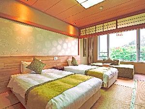 【和室ツイン】１０畳◆１２０ｃｍベッド２台