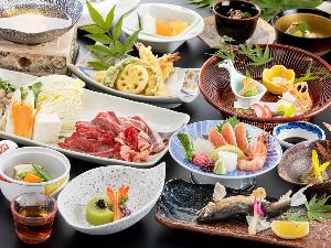 □■優雅会席■□≪No1人気≫素材の味を楽しむ☆メインの牛を使ったお料理と旬の食材をご一緒にお口へ！