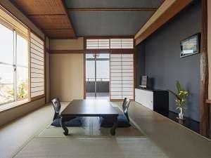 温泉露天風呂付き客室(和室) 一例