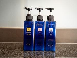 【アメニティ】浴室のシャンプーやボディソープは、ミキモト製品を揃えております。※イメージ