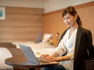 ビジネスにも◎！快適にご利用いただけるよう、豊富な設備をご用意しております。