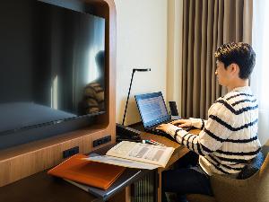 【客室】シングル(Biz style)・ビジネス利用に最適な環境です。
