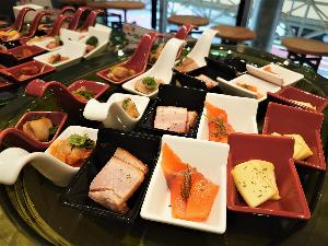 朝食ブッフェスタイル