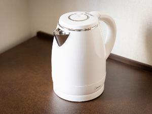 【備品】電気ケトル・全室に電気ケトルをご用意しております。