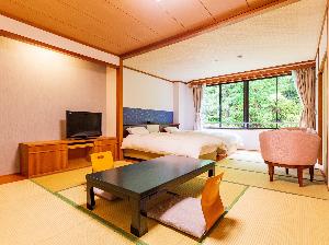 【基本和洋室】２台のシモンズベッドと7.5畳の和室スペース
