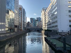 神田川沿いのホテルです