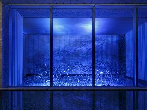 ＳＰＡ（大浴場）坪庭アート