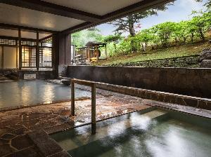 ５つの泉質を有する第一滝本館。それぞれの泉質をご堪能ください【浴場】
