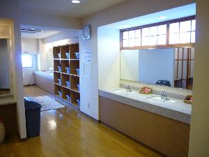 女子展望風呂更衣室
