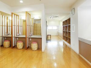女子展望風呂更衣室