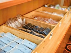 ■【別館宿泊専用ラウンジ「七竃」】／ご自由にご利用いただけるアメニティバーをご用意