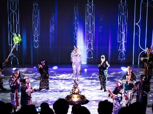 ■阿寒ユーカラ「ロストカムイ」／デジタルアートとアイヌ古式舞踊を融合させた新しい演目　※イメージ画像