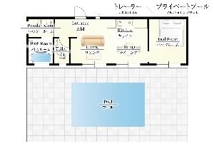 トレーラー棟　間取り図